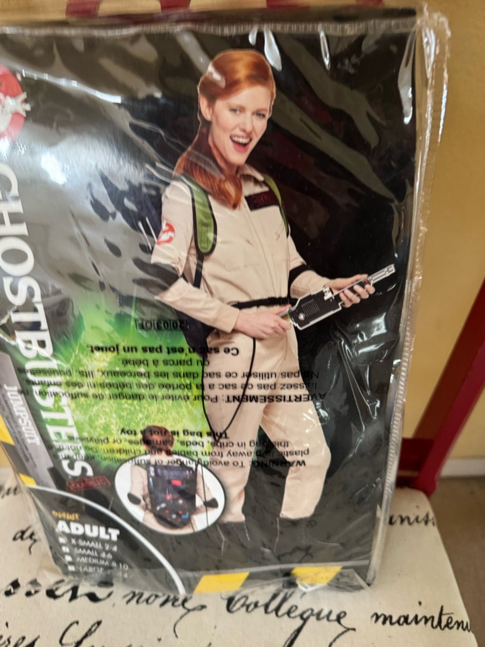Women's Ghostbusters One Piece Costume - and Accessories Size Adult Small 4-6 - Picture 6 of 6